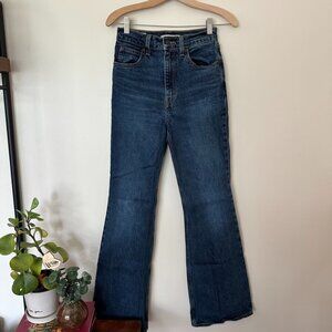 Levi's 70s High Flare Denim Jean High Waist Size 25